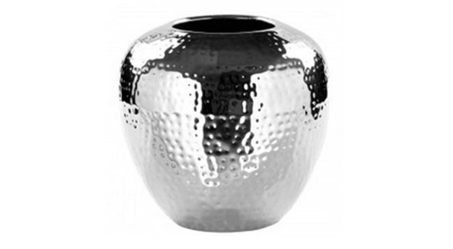 FINK LOSONE Vase H20cm vernickelt gehämmert Losone
